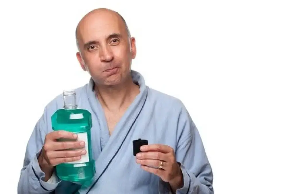 using mouthwash